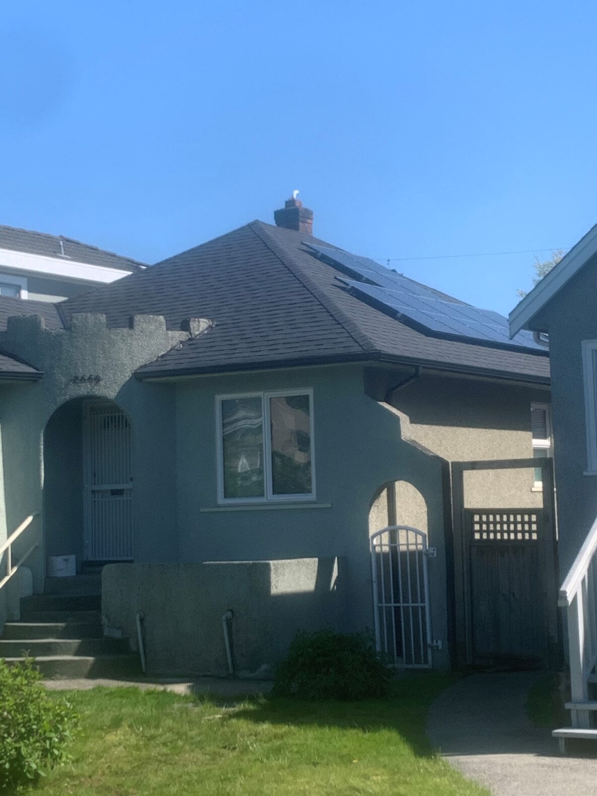 A Vancouver house with a 7.5 kW solar panel system